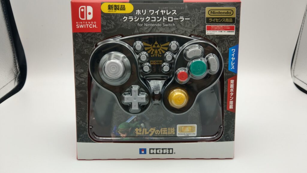 アウトレット 任天堂ライセンス商品 ホリ ワイヤレスクラシックコントローラー for Nintendo Switch ゼルダの伝説